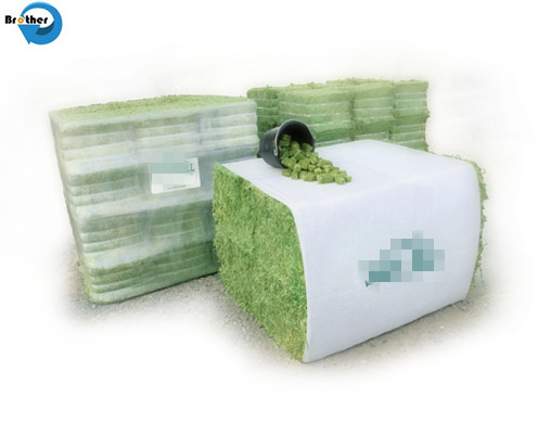 China Good Sale Colored Non Toxic Large Round Hay Bale Covers , Breathble Hay Bale Fabric