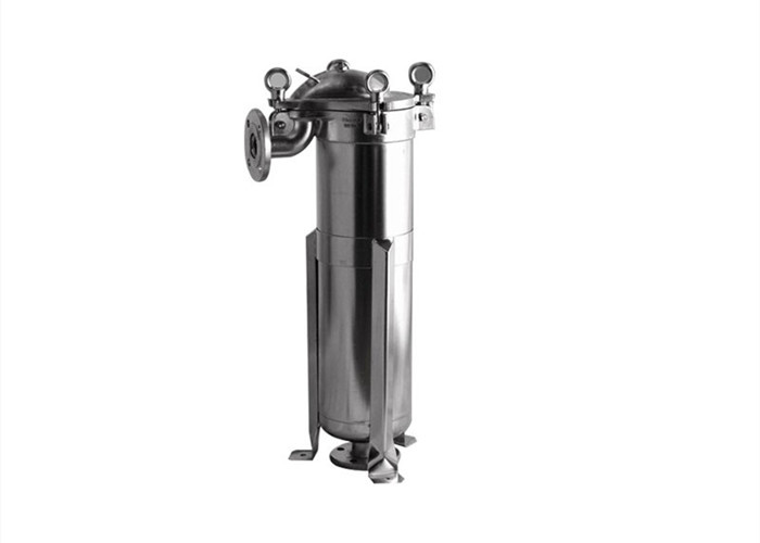 Easy Operate Sanitary Bag Filter Housing , Liquid Filter Housings With PTFE Bag Material