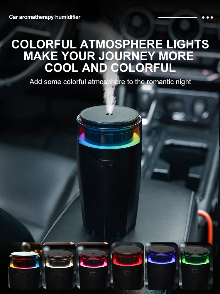 80ml Portable Air Freshener Electronic Customized Aromatherapy Type-c Auto Perfume Oil Home Car Essential Oil Aroma Diffuser