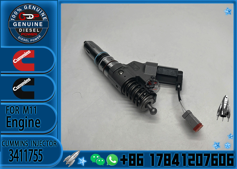 Common rail injector fuel injecto 3411845 3411754 3411755 492825 4928517 for M11 Excavator
