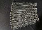 Stainless Steel Flexible Rod Spiral Wire Mesh Conveyor Belt In Food Industry