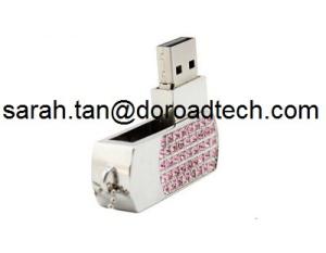 Wholesale New Style Diamond Swivel High Speed USB Memory Sticks, USB3.0 Available from china suppliers