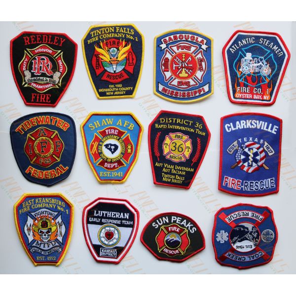 Soon Chul 12C Twill Merrow Border Embroidery Patches