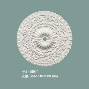 Buy cheap HG-5964 Large High Density PU Medallion Molding Polyurethane Ceiling Rose from wholesalers