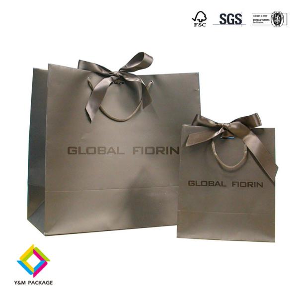 Clothing Shopping Luxury Brand Customized Logo Organza Ribbons Jewelry Carrier