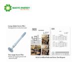 Screw Foundation Systems Q235 Steel Adjustable Length Solar Ground Screws Solar