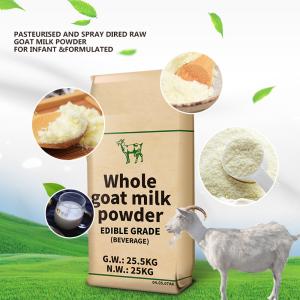 Wholesale GMP HACCP Raw Goat Milk Powder Bakery Products Ingredient from china suppliers