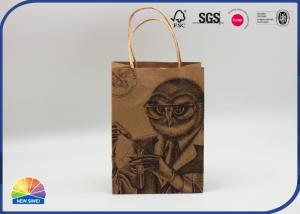 Wholesale Eco Friendly Customized Kraft Paper Gift Bag Matte Lamination With Handle from china suppliers