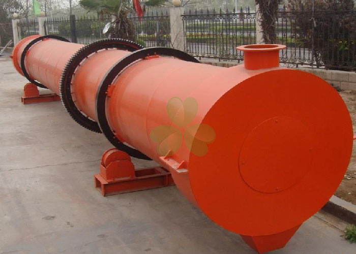 22kW Rotary Drum Dryers For Wood Chips Atomizer Type 1--5r / Min Rotary Speed