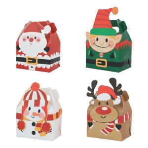 Wholesale Silk Screen Printing Christmas Single Muffin Packaging Boxes 22g from china suppliers