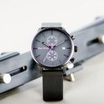 Business 3ATM Black Analogue Watch OEM 20mm Luxury Quartz Watch