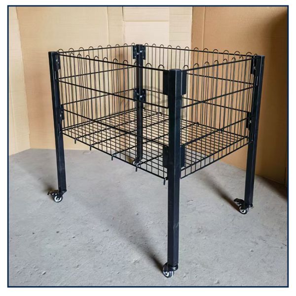 Custom Promotion cage Capacity Stackable Wire Baskets