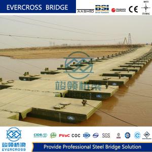 Wholesale Footwalk Floating Pontoon Bridge Custom Portable Steel Bridges from china suppliers