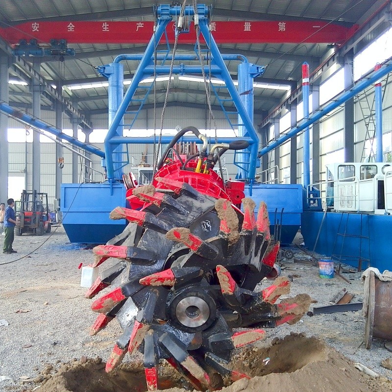 Diesel Engine Sand Cutter Suction Dredger For River Mud