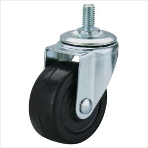 Wholesale 40mm stem swivel caster soft rubber wheels for wood floors from china suppliers