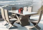 Outdoor furniture wicker dinning table -9113