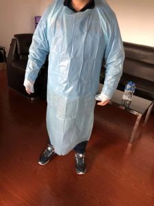 Wholesale OEM 120CM CPE Disposable Protective Clothing from china suppliers