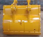 Strength Yellow/Black Excavator Rock Bucket Q355 NM400 Hardox400 280-4300kg