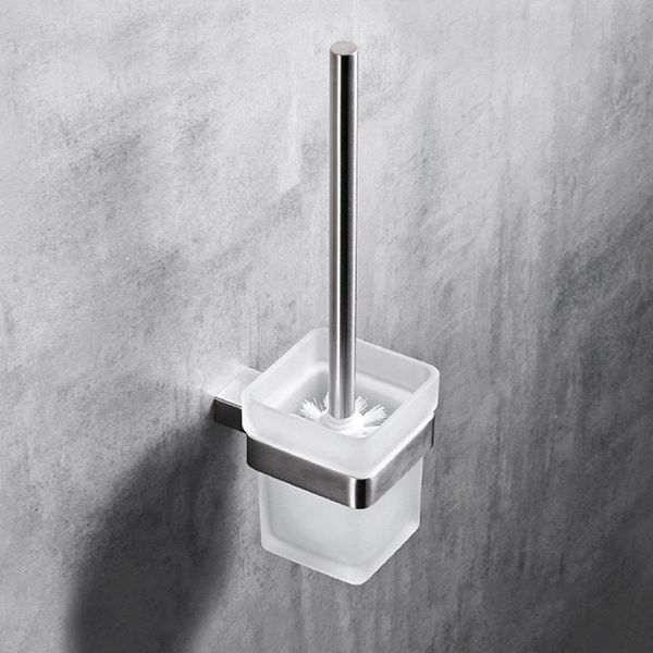 Hotel Bathroom Shower Accessories Brushed Steel Towel Rack Anti Corrosion