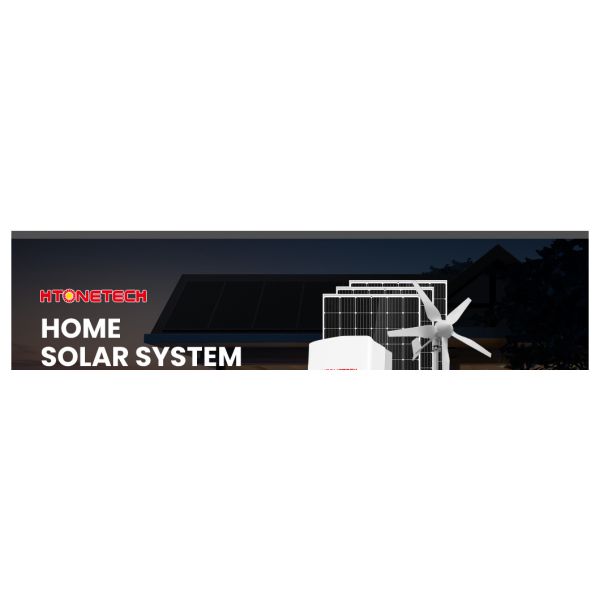 Mono Solar Panel Hybrid PV System 450W 5Kw Diesel Generator Single Phase