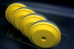 Yellow Resin Grinding Wheel Diamond Glass Edging For Bevelling Machine