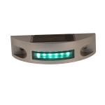 Green 137mm 5000mcd Solar Powered Road Studs For Guard Bar