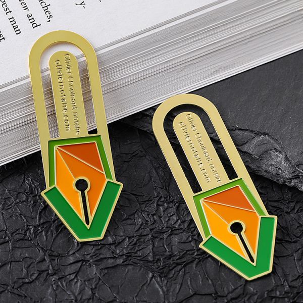 Custom Personalized Zinc Alloy Metal Bookmark 3D Cute Cartoon Anime Bookmarks for Promotional Gifts