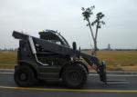 Rear Wheel Steering Telescopic Reach Forklift , Hydraulic Brake Boom Lift Truck