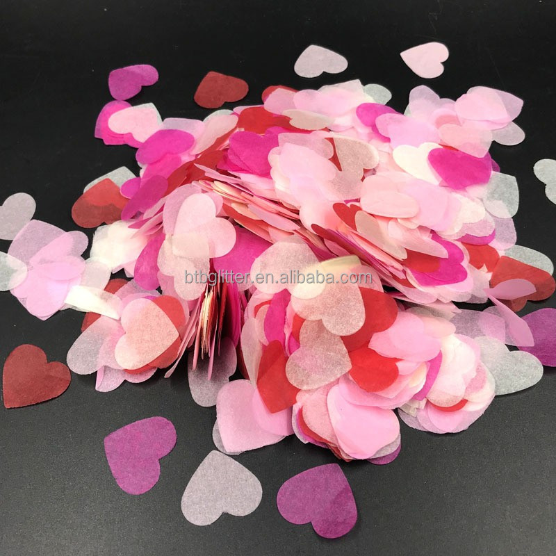 Make Your Party Holiday Stand Out with Heart Tissue Paper Confetti in Customized Colors
