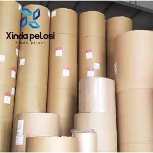Wholesale UV Coating Wood Pulp Paper Kraft Paper Jumbo Roll Matt Lamination from china suppliers