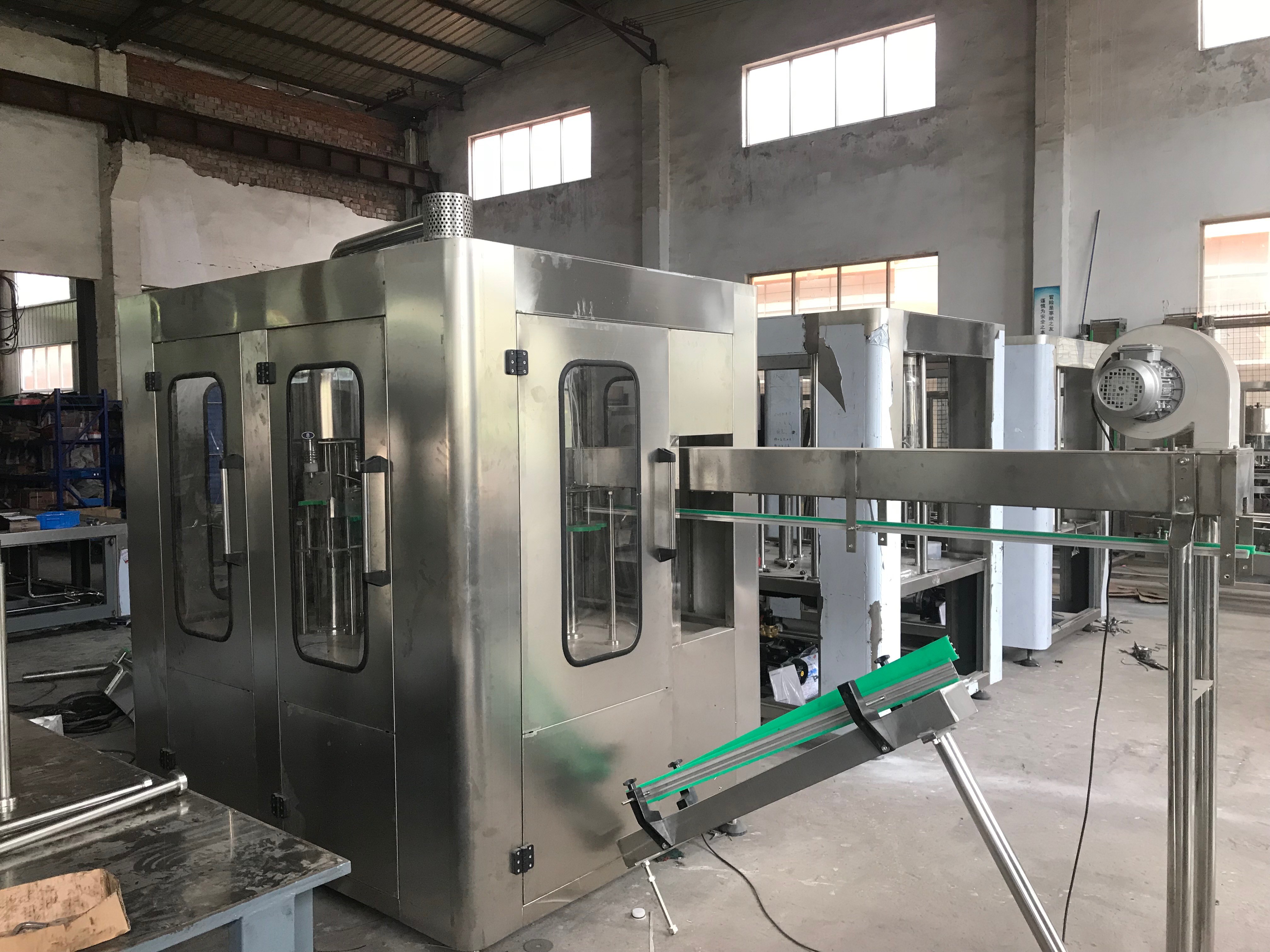 15000BPH Plastic Bottle Filling Machine , 3.29Kw Juice Bottling Machine