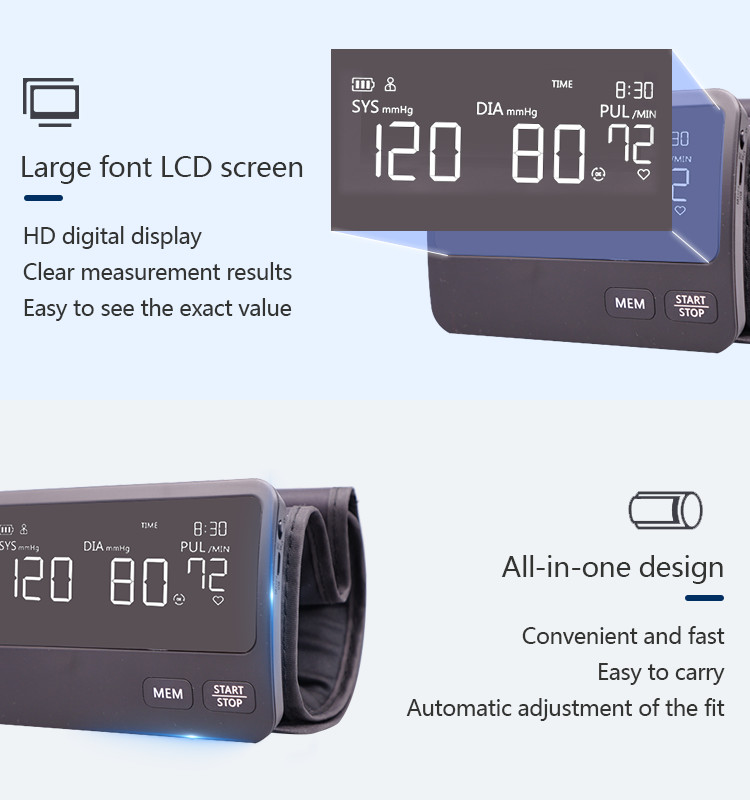 ODM Home Medical Devices Blood Pressure Monitor For Home Care GB/ T18830
