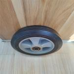 Wagon 8 Inch Solid Rubber Wheels Flat Replacement Solid Rubber Tires For Hand
