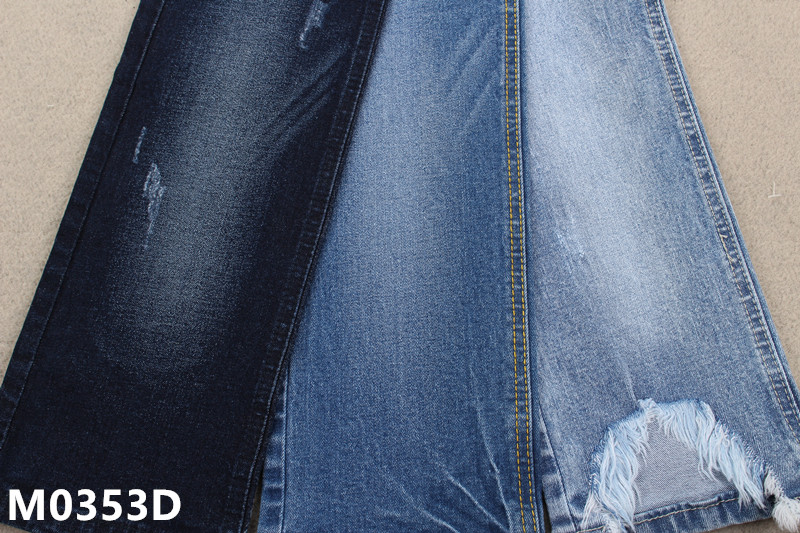 Indigo Blue 10.5 Oz 98.5% Ctn 1.5% Spx Stretch Cotton Spandex Denim Fabric