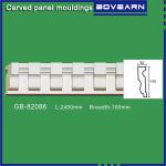 Polyurethane chair rail moulding white primed color customized OEM accepted