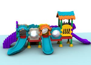 Wholesale Middling Size Kids Plastic Playground Equipment For Grassland 7CBM Volume from china suppliers