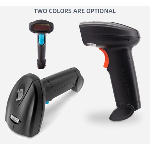 5V U1-W Wireless Barcode Scanner with Cradle 1D Cordless Bar Code Reader Laser Read Code