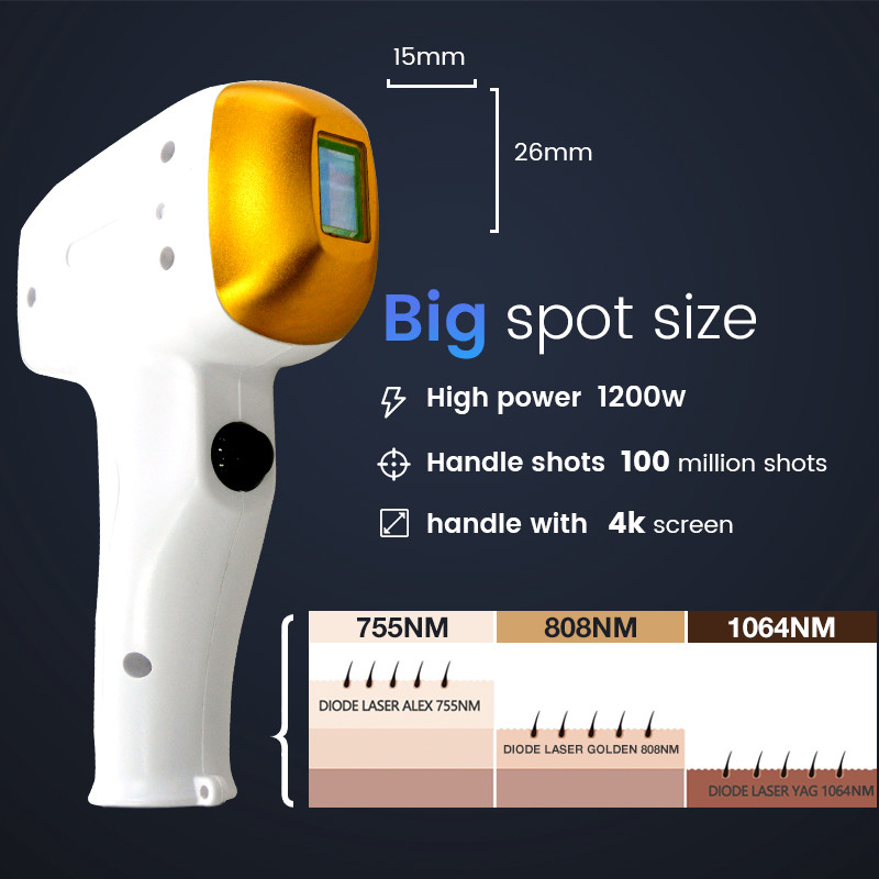 4 Probes Best Price Laser Hair Removal 755Nm Picosecond + 808Nm Diode Laser Beauty Machine