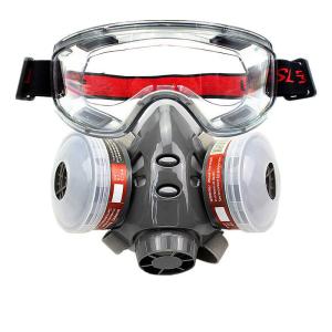 Wholesale Rubber Gas Respirator Mask , N95 Gas Face Mask Small Breathing Resistance from china suppliers