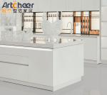 Indoor and Outdoor Kitchen Grill with Fridge Cabinet Italian Island Design in