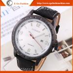 8120 E Go Fashion Watch Business Man Sports Boy Leather Watch Stainless Steel