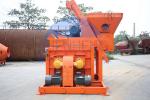 Stationary Js1000 Forced Electric Cement Mixer Horizontal With Double Shaft