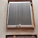 Plate Fin Hydraulic Oil Radiator Komatsu PC400-6 Excavator Use
