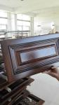 Luxury black walnut solid wood kitchen cabinet door ,walnut raised kitchen