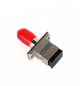 Wholesale ST - SC Fiber Optic Cable Adapter Metal Material Square Cutouts For CATV / FTTH from china suppliers
