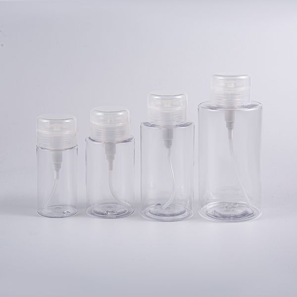 Makeup Remover PET Lotion Bottle Recyclable Transparent 500ml