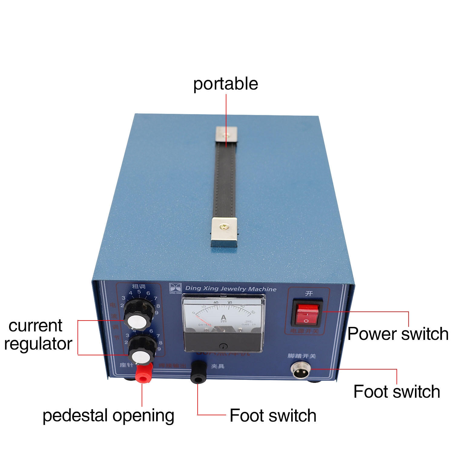 50A Jewelry Welding Machine High Efficiency for platinum K gold