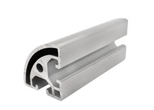 Wholesale 6063 Alloy Aluminum T Slot Profiles Half Round Shape T4 Temper NZS from china suppliers