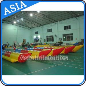 Wholesale Water Sleds Banana Inflatable Boats Heavy Duty For 6 Passengers Water Games from china suppliers