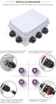 Non-Metallic Plastic Gray Cable Gland PG11, Adjustable 5-10mm Gland Connector